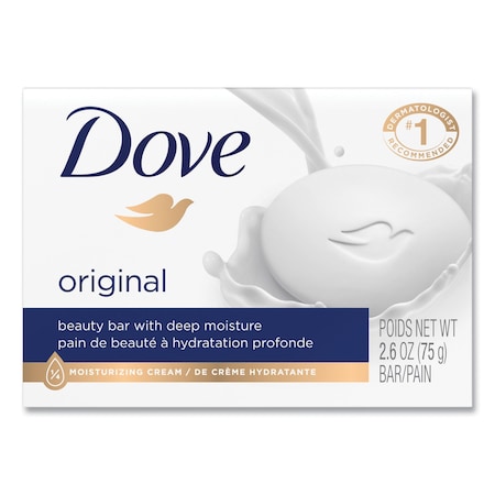Dove Personal Soaps, Light, White, 2.6 oz, Box, 36 PK 61073CT
